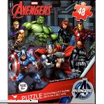 Avengers 48 Piece Jigsaw Puzzle CAPTAIN AMERICA HULK THOR BLACK WIDOW HAWKEYE IRON MAN and NICK FURY  B01I0ZY8LI